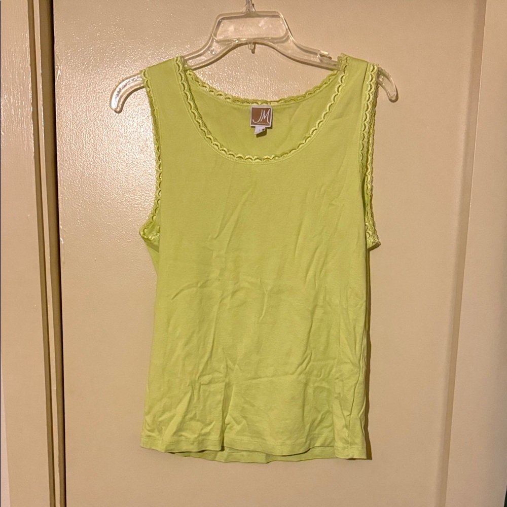 Lime Green Sleeveless Top